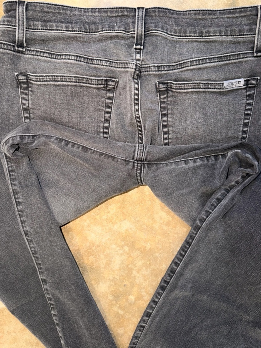 Joe’s Jeans Ginara High Rise Straight Leg Raw Hem Black Jeans Size 31 - Picture 6 of 10